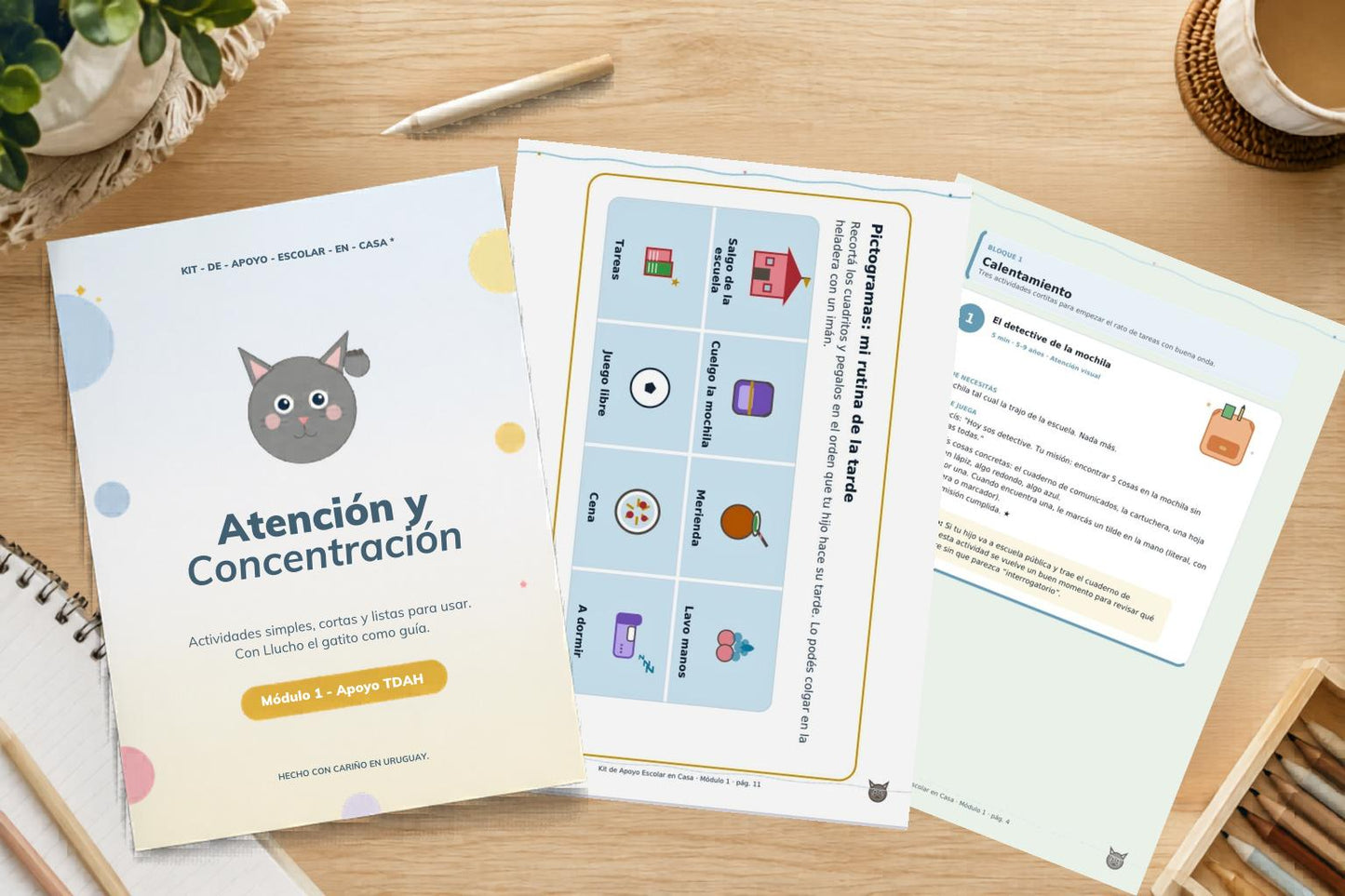 Kit de Apoyo Escolar en Casa